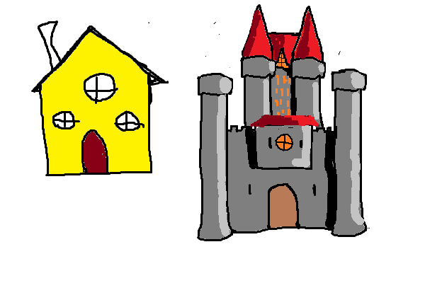 Ilus lossike ja maja